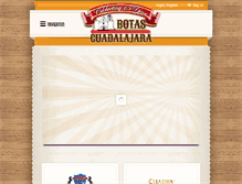 Tablet Screenshot of botasguadalajara.com